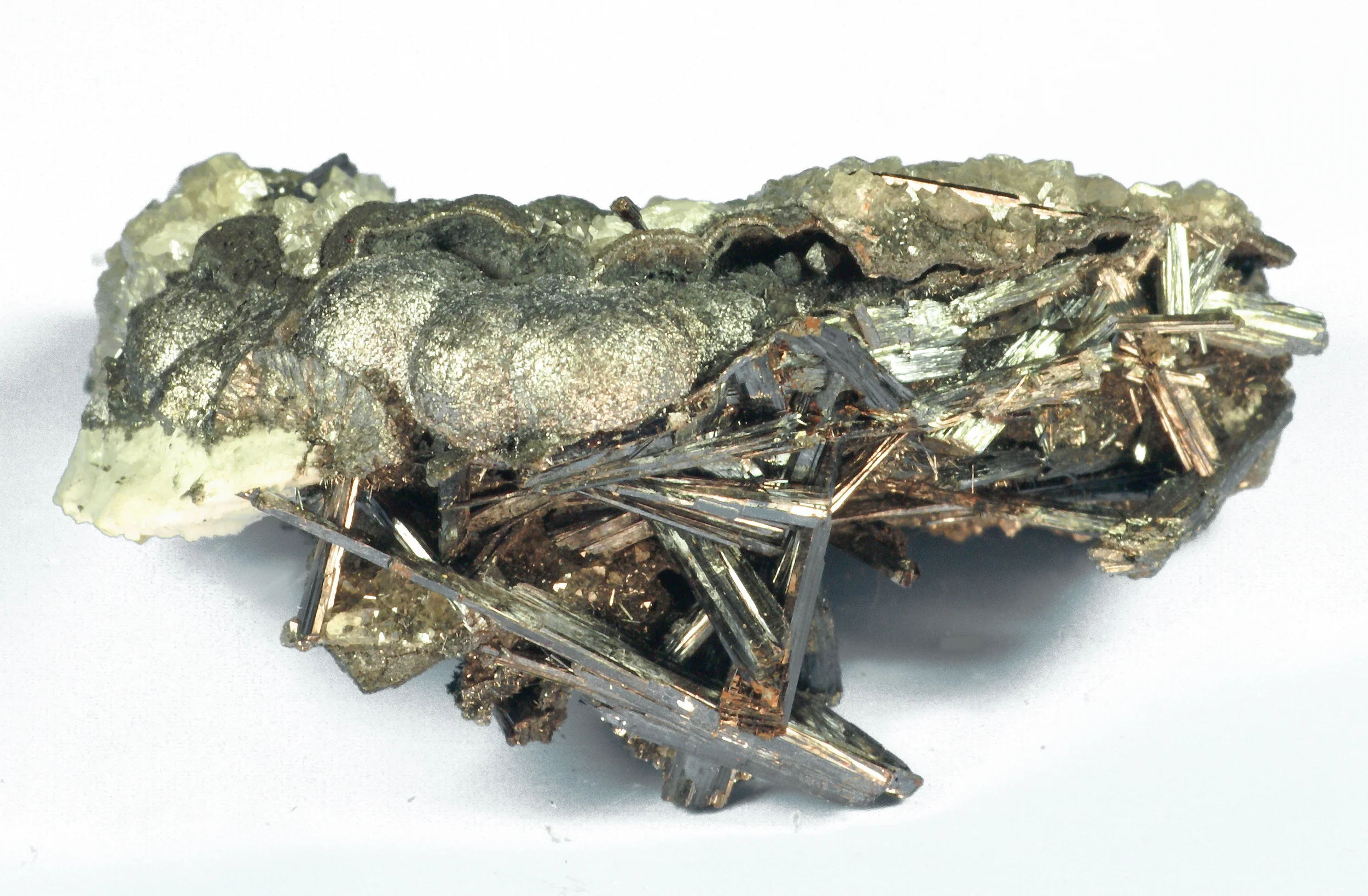 Paakonenite (botryoidal) with Kermesite xls (Ottens book p. 170)