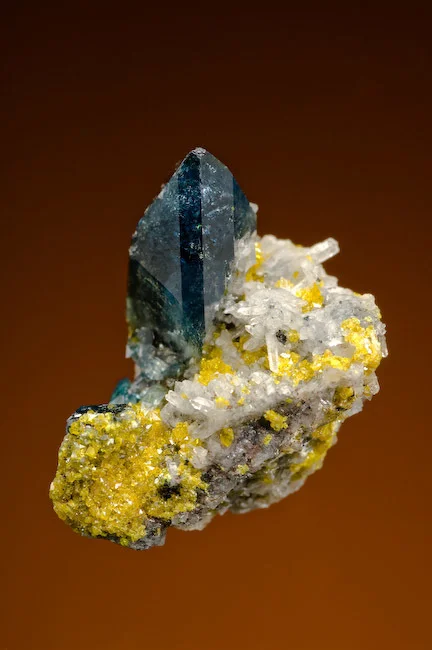 Betpakdalite CaMg xls with Scorodite xl holotype specimen