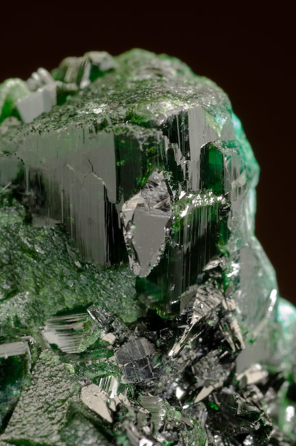 Zincolivenite xls. with Bayldonite xls. John Innes Coll