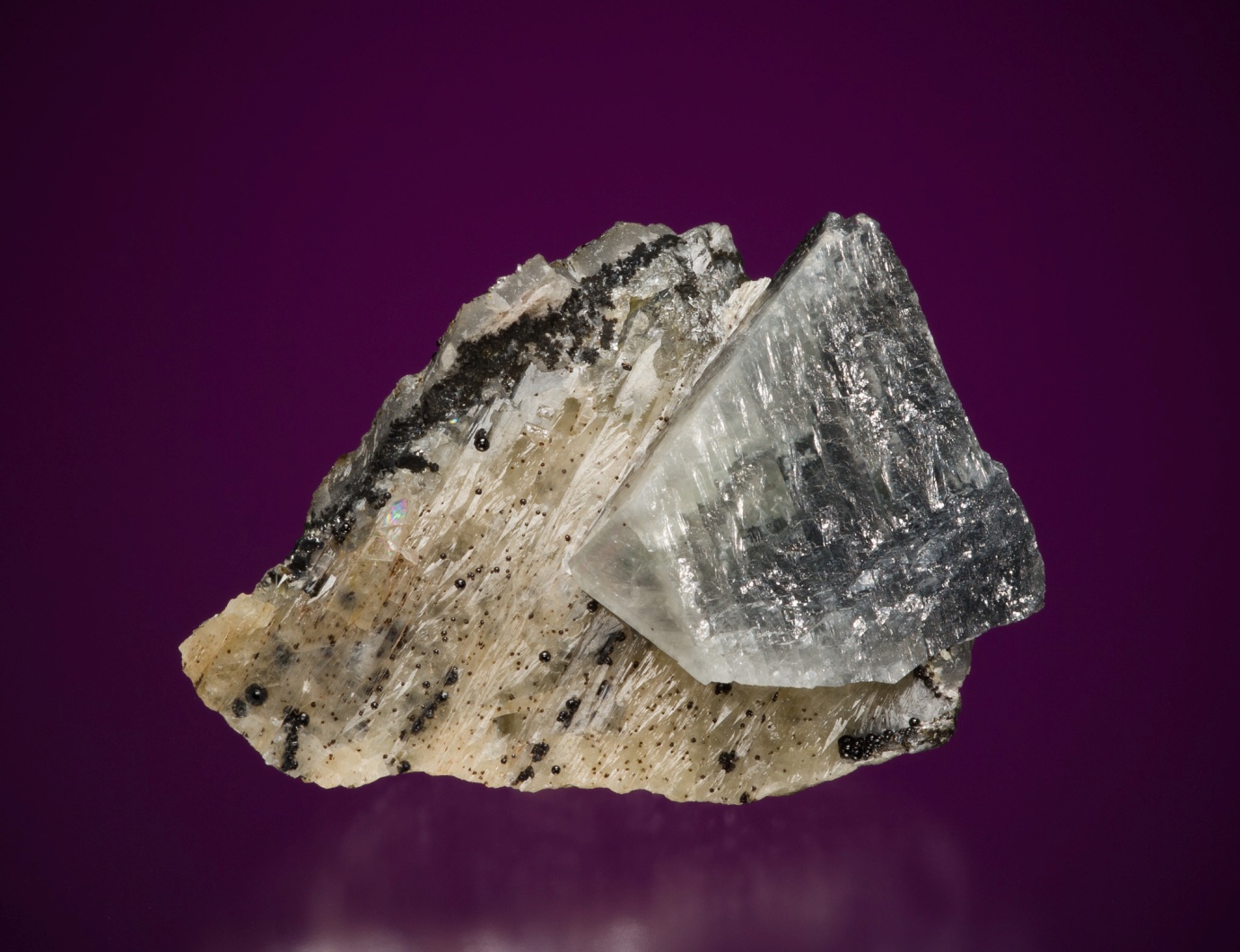 Leadhillite xl on Anglesite xl CM of N