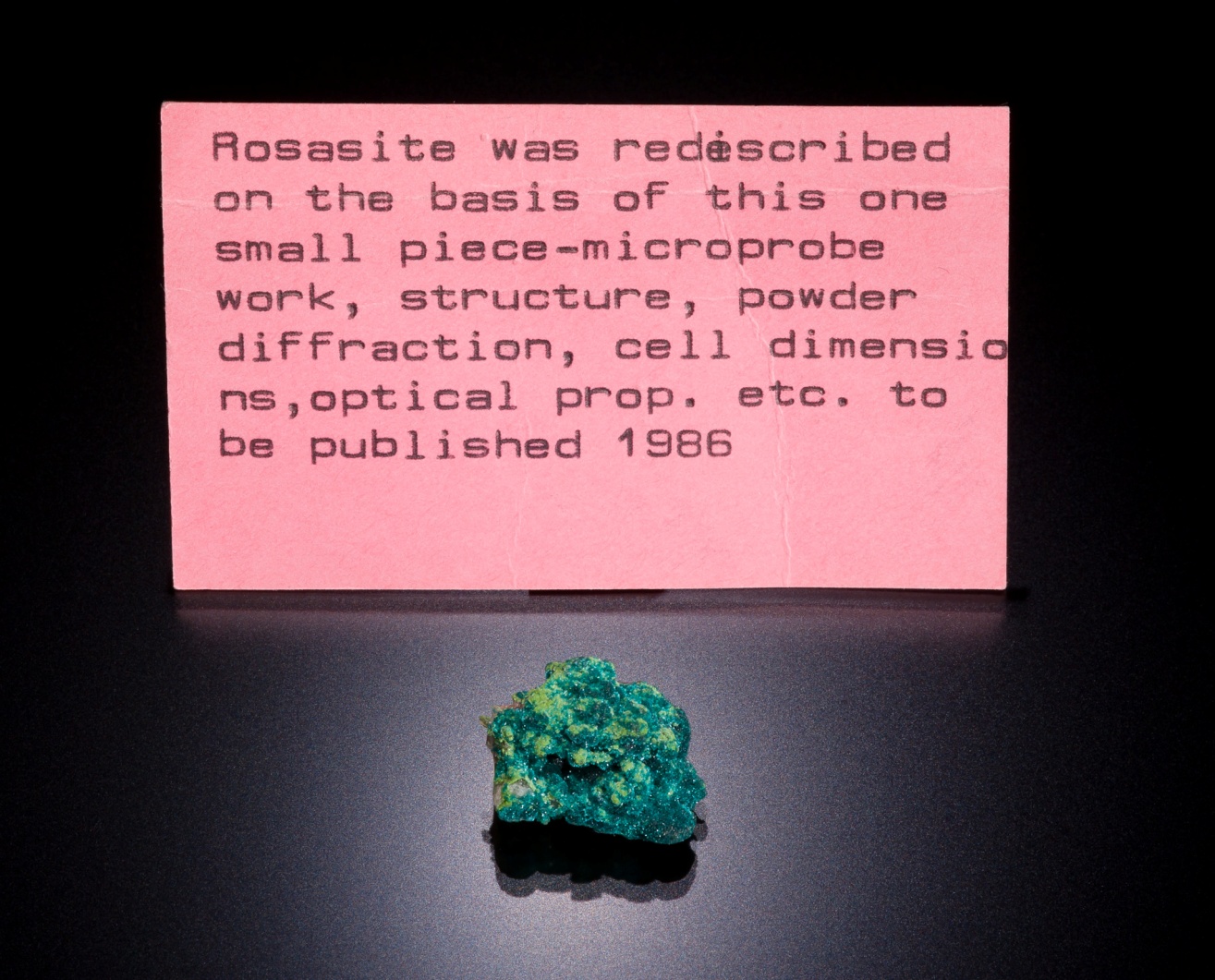 Rosasite xls. Structure Type CM of N