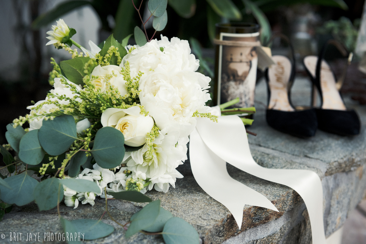 Romantic All White Bouquet