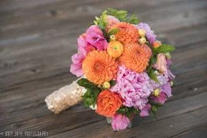 Bright and Fun Bridal Bouquet