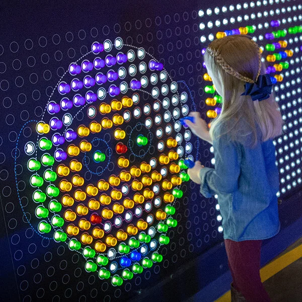 A student at the MISD Dr. Sarah Jandrucko Academy for Early Learners discovers a new way to learn.