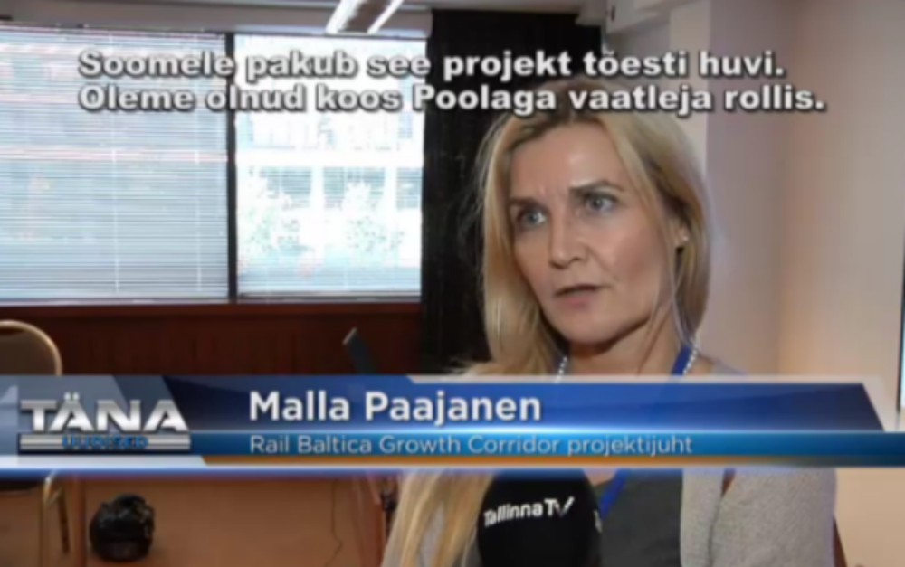 Video news clip by Tallinn TV at tallinnatv.ee " Liikuvusfoorumil räägiti ka Rail Balticast "
