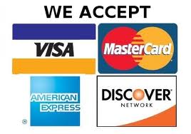 Credit Cards Accepted