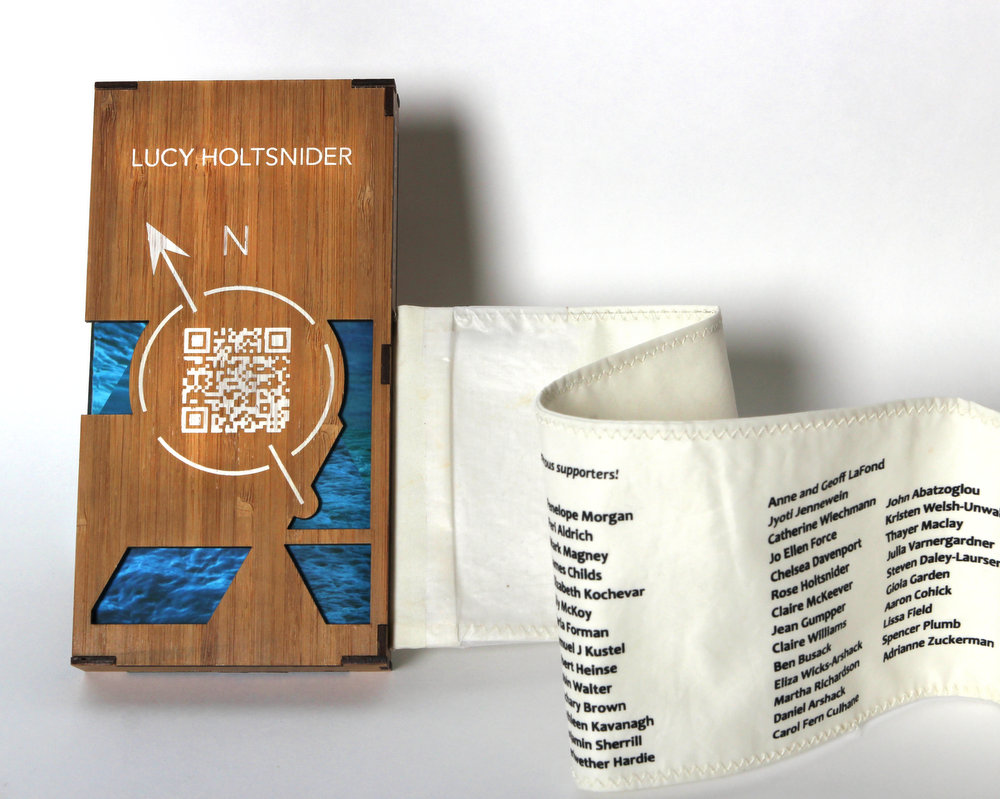 Back of book, showing QR code linked to interactive map