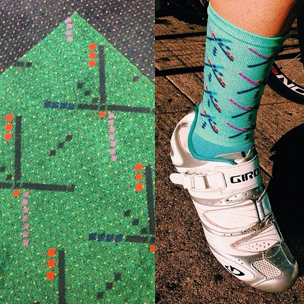 The Athletic Pdx Airport Carpet Socks Leave It On Road
