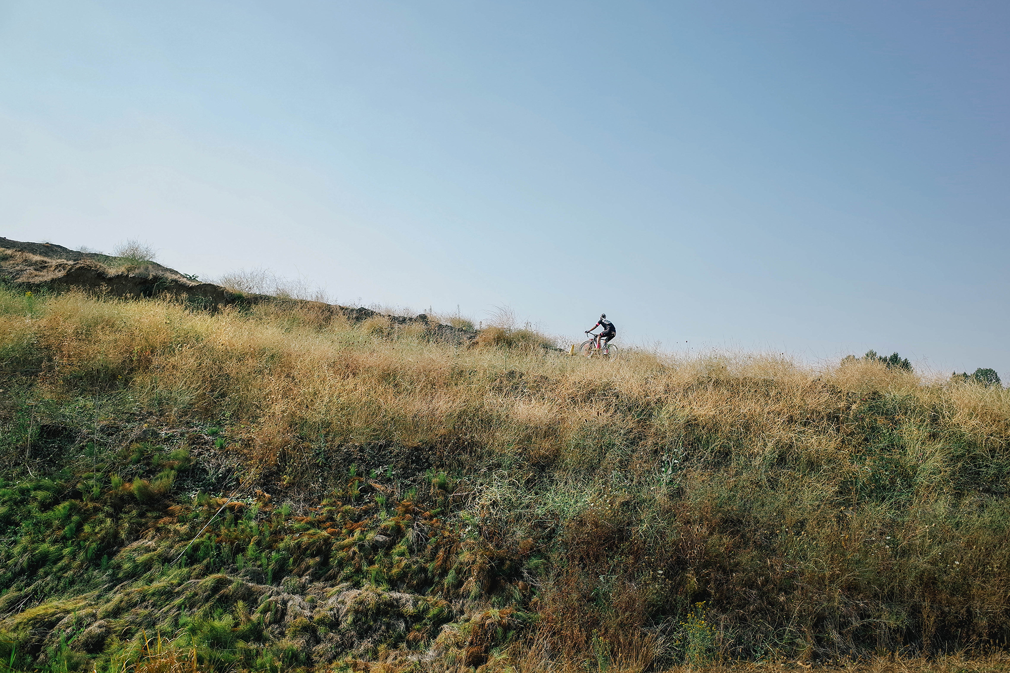 Me climbing solo.