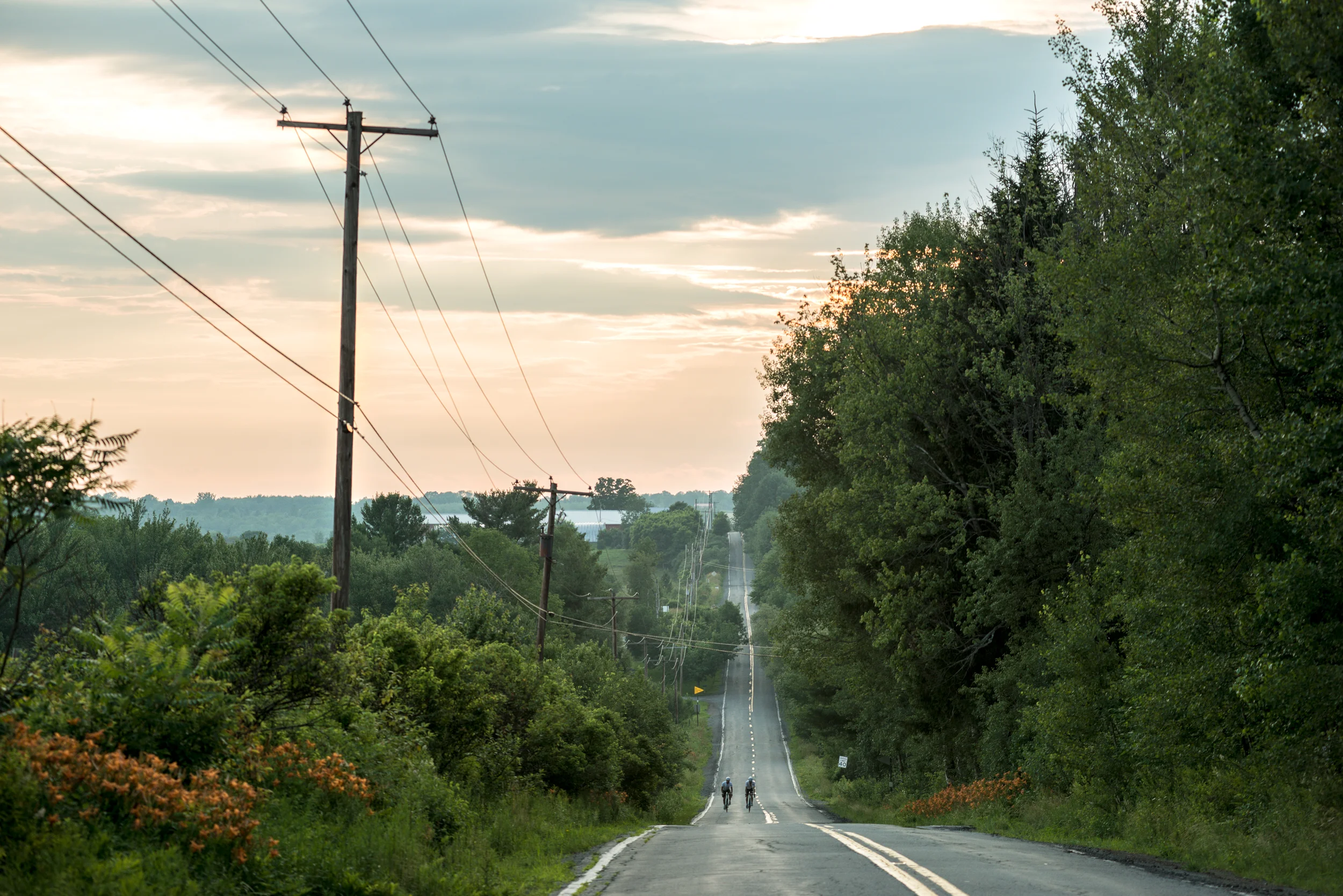 The endless punchy climbs along the NY / PA border.
