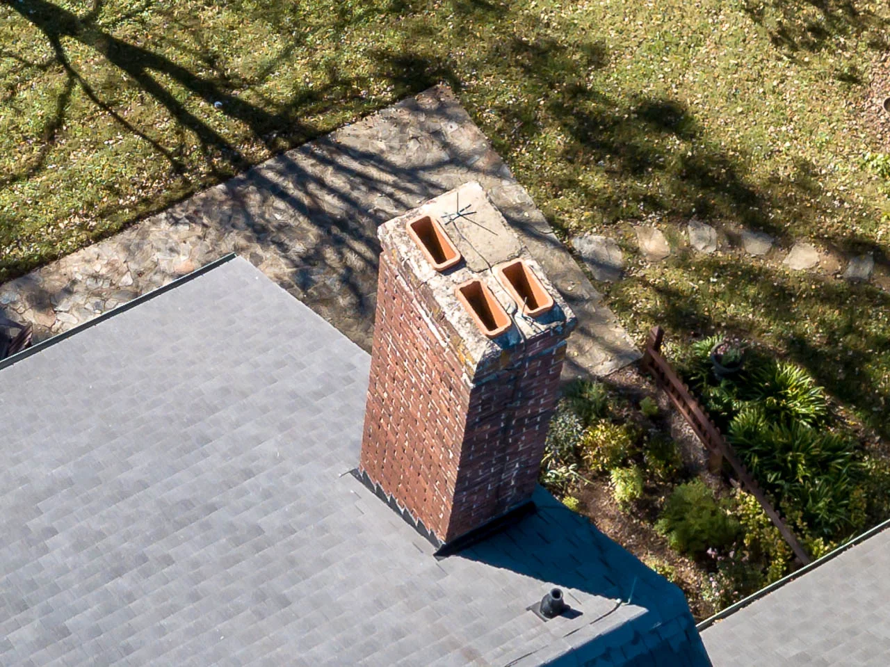 Or see details only an aerial camera can provide.