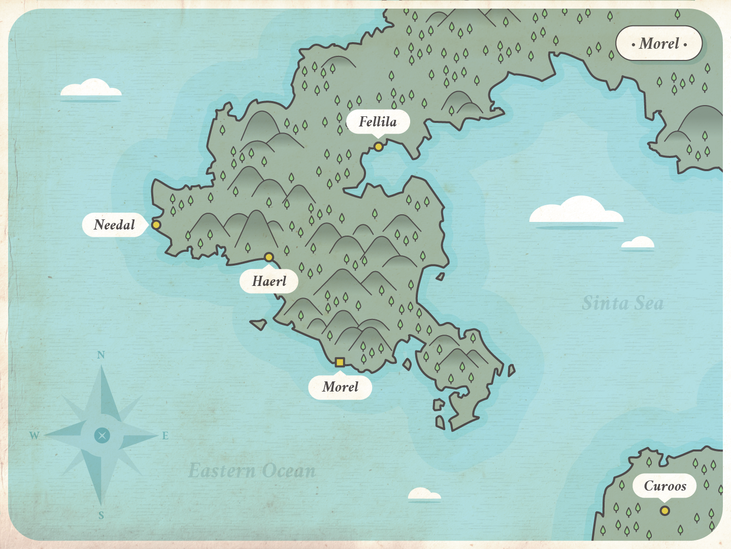 Another region (close to Poralan) where my main protagonist ventures to.