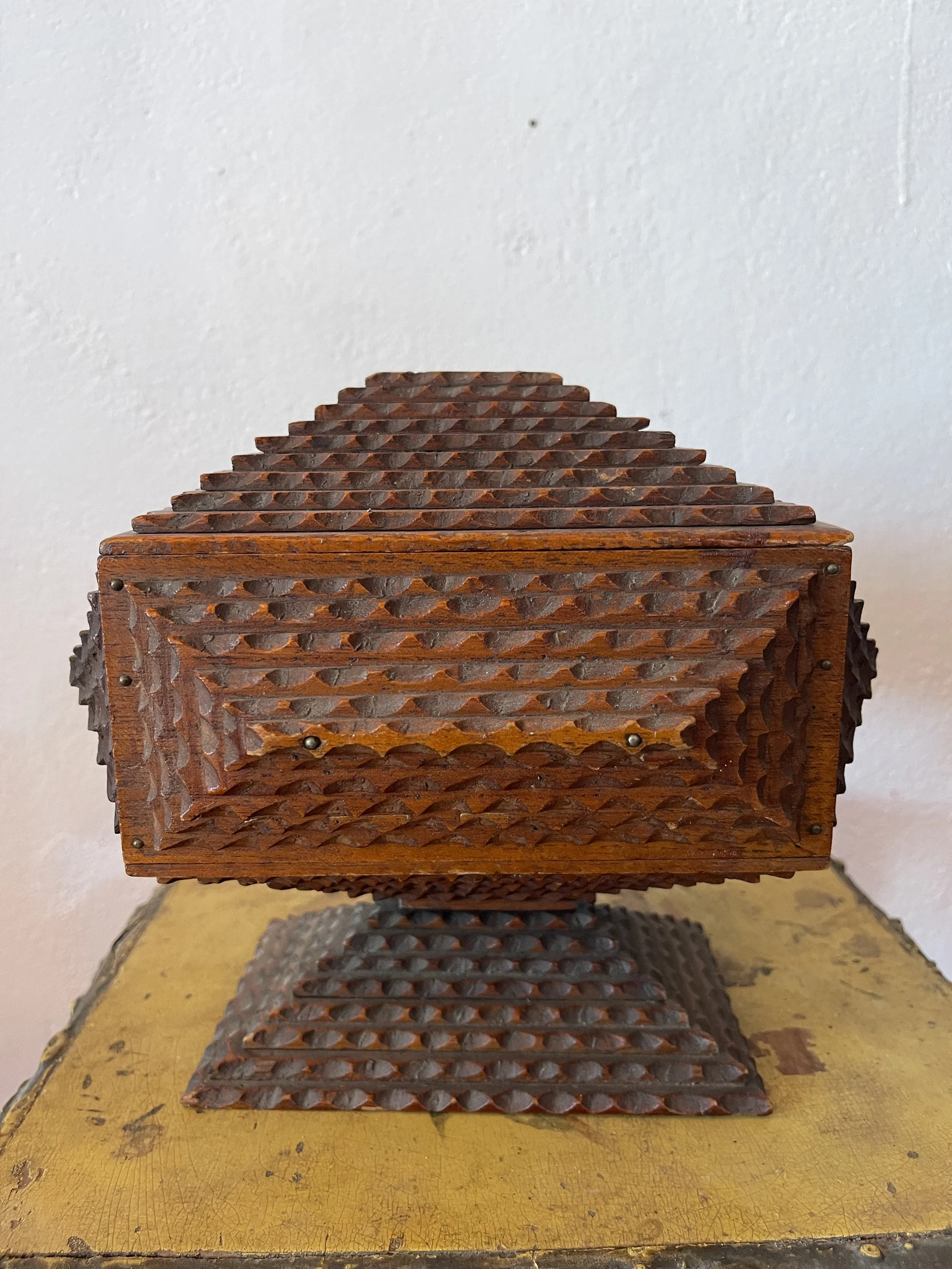 Judge Tramp Art Box
