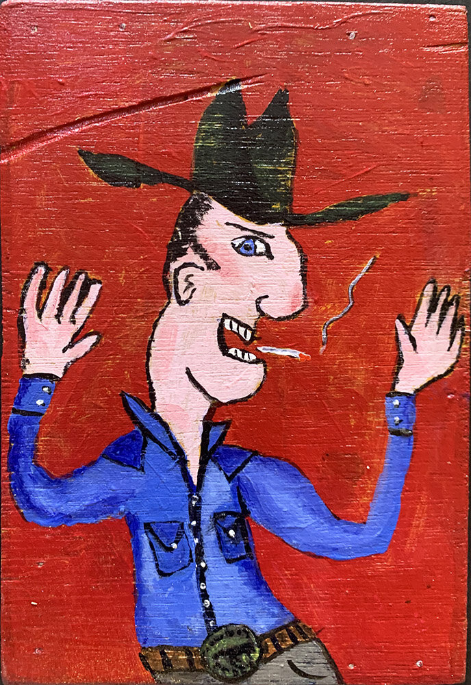 Cowboy Telling Tall Tales