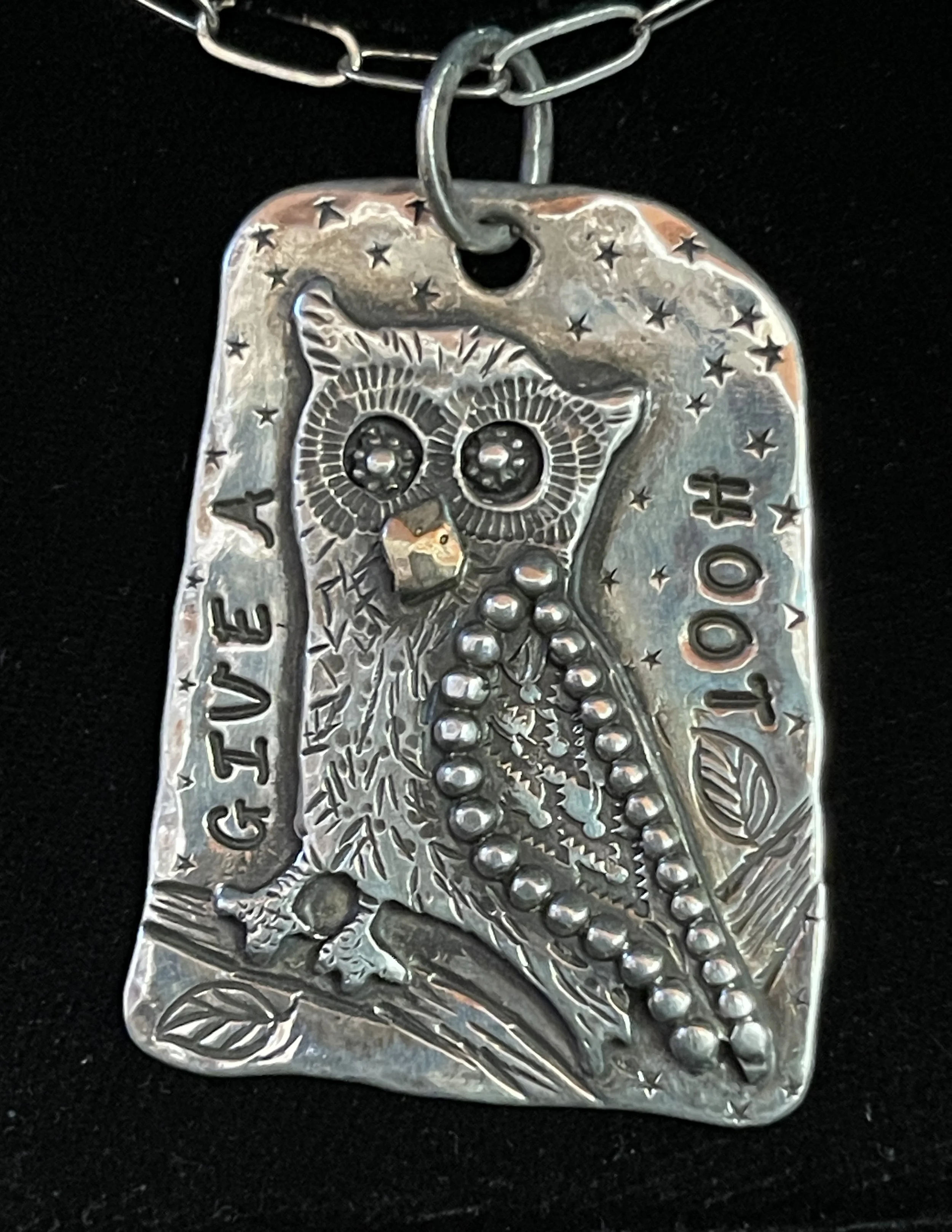 Give a Hoot necklace