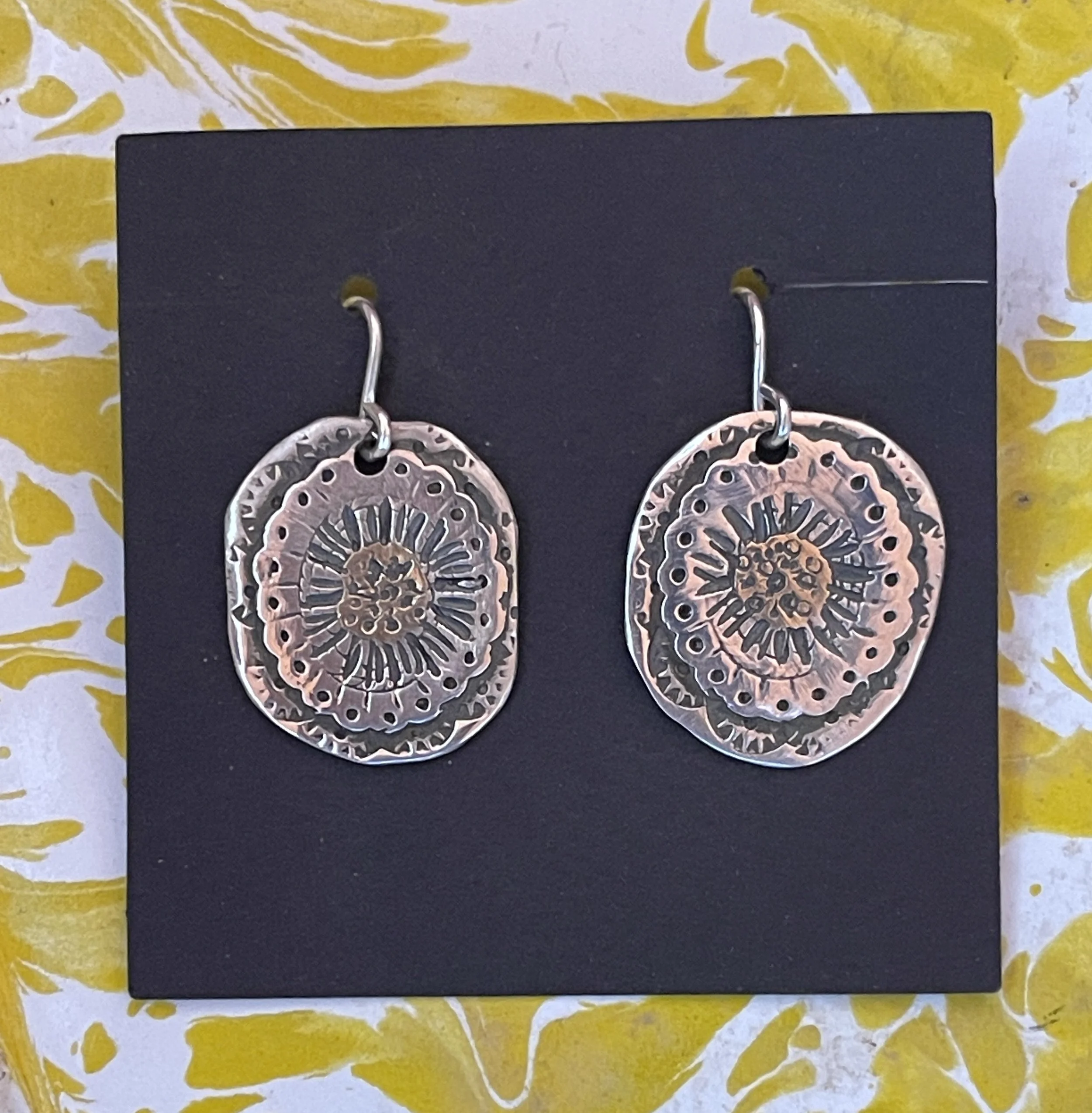 Concho earrings