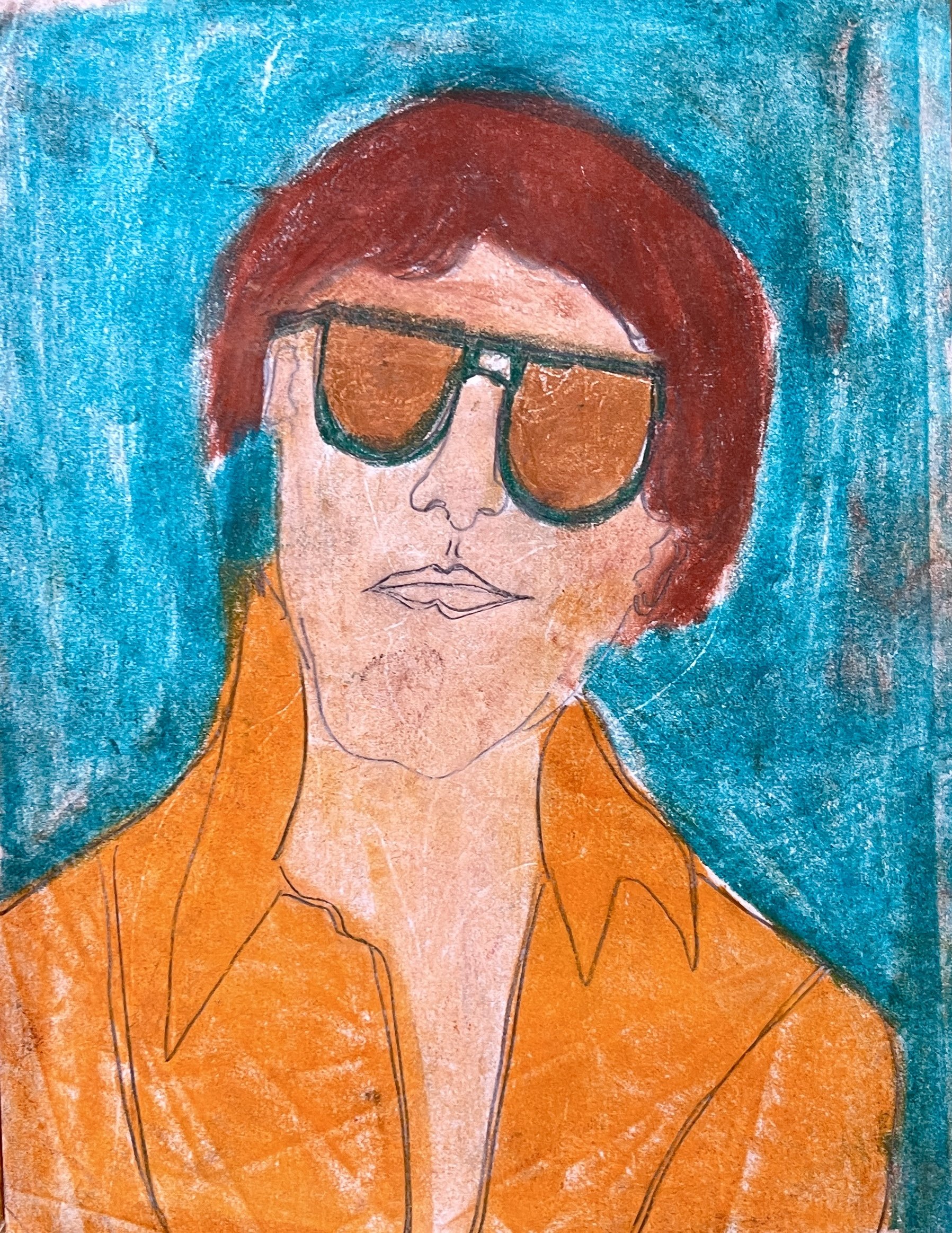 Sunglasses in Orange