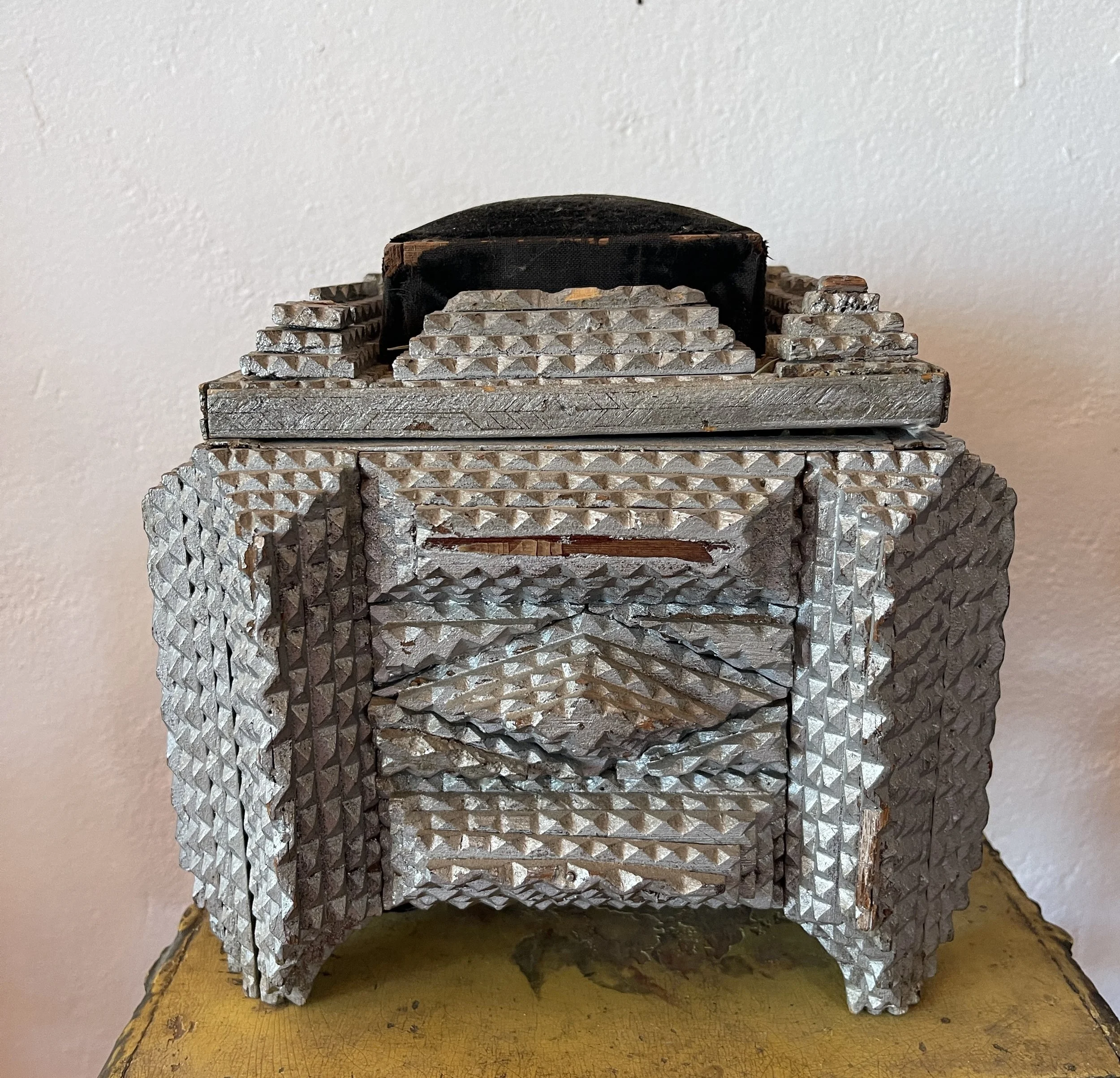Silver Tramp Art Box