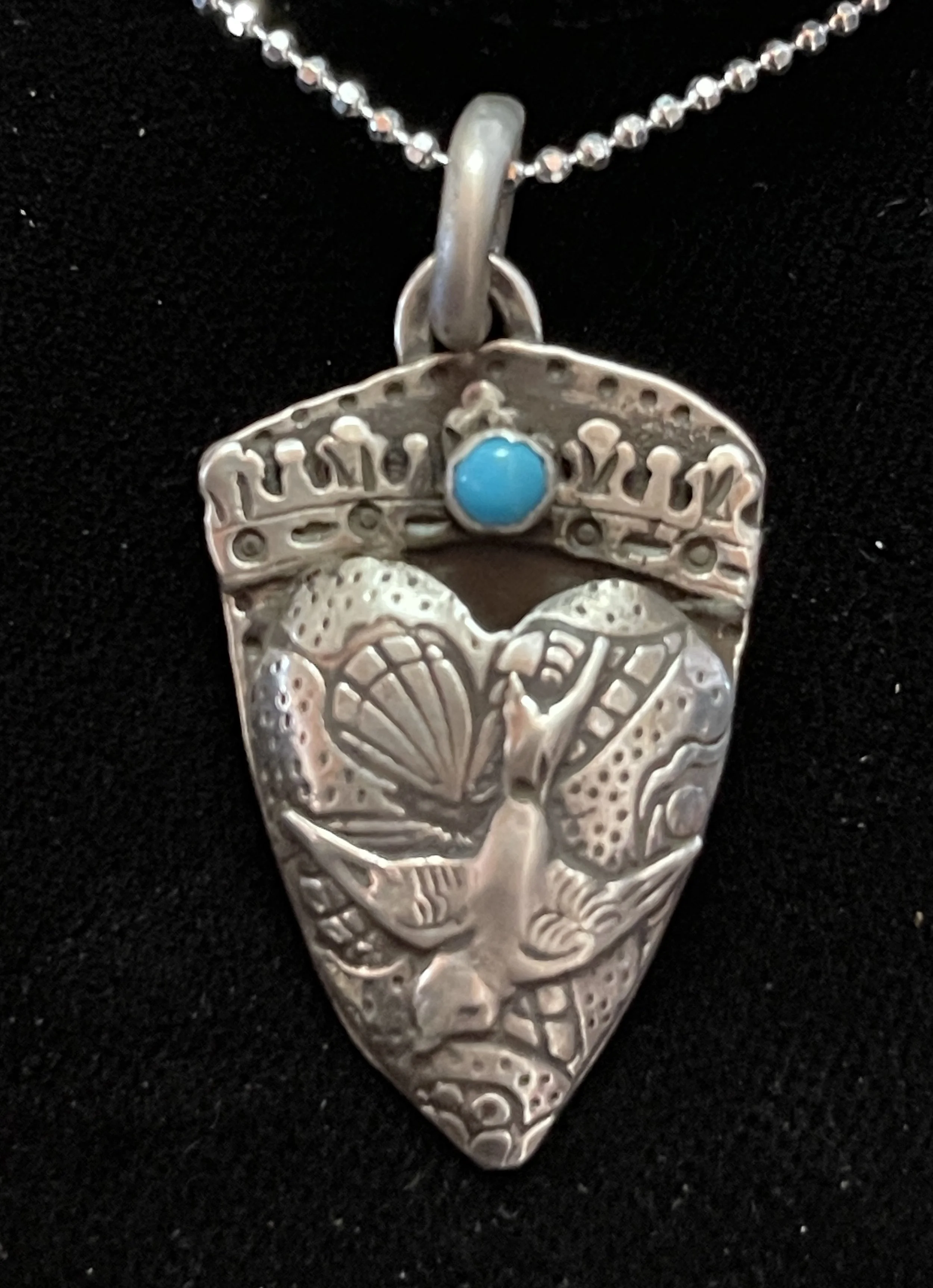 Puffy Heart with Bird