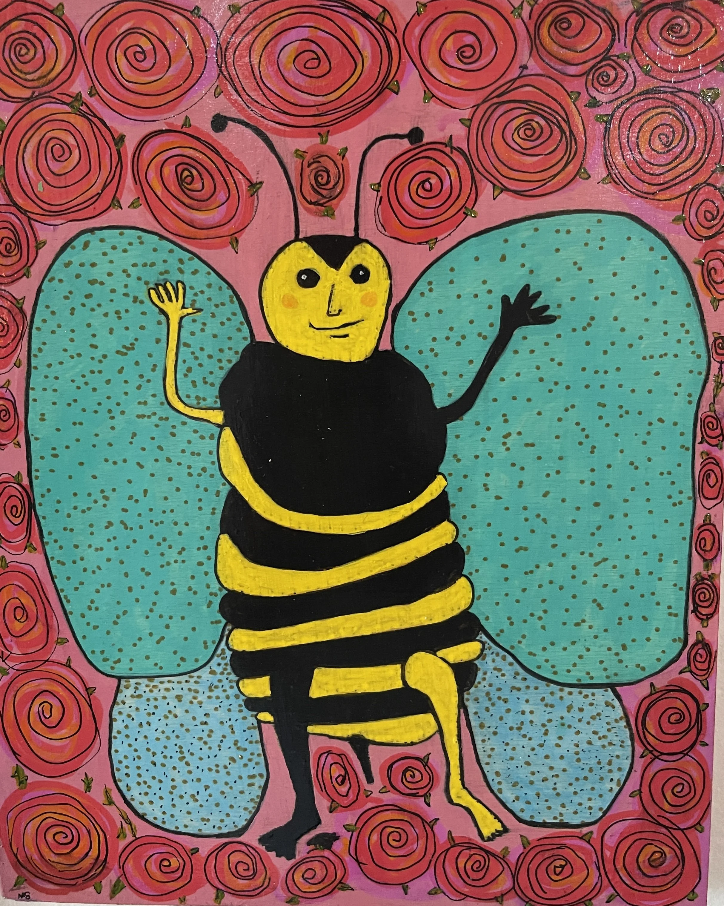 Bumble Bee painting