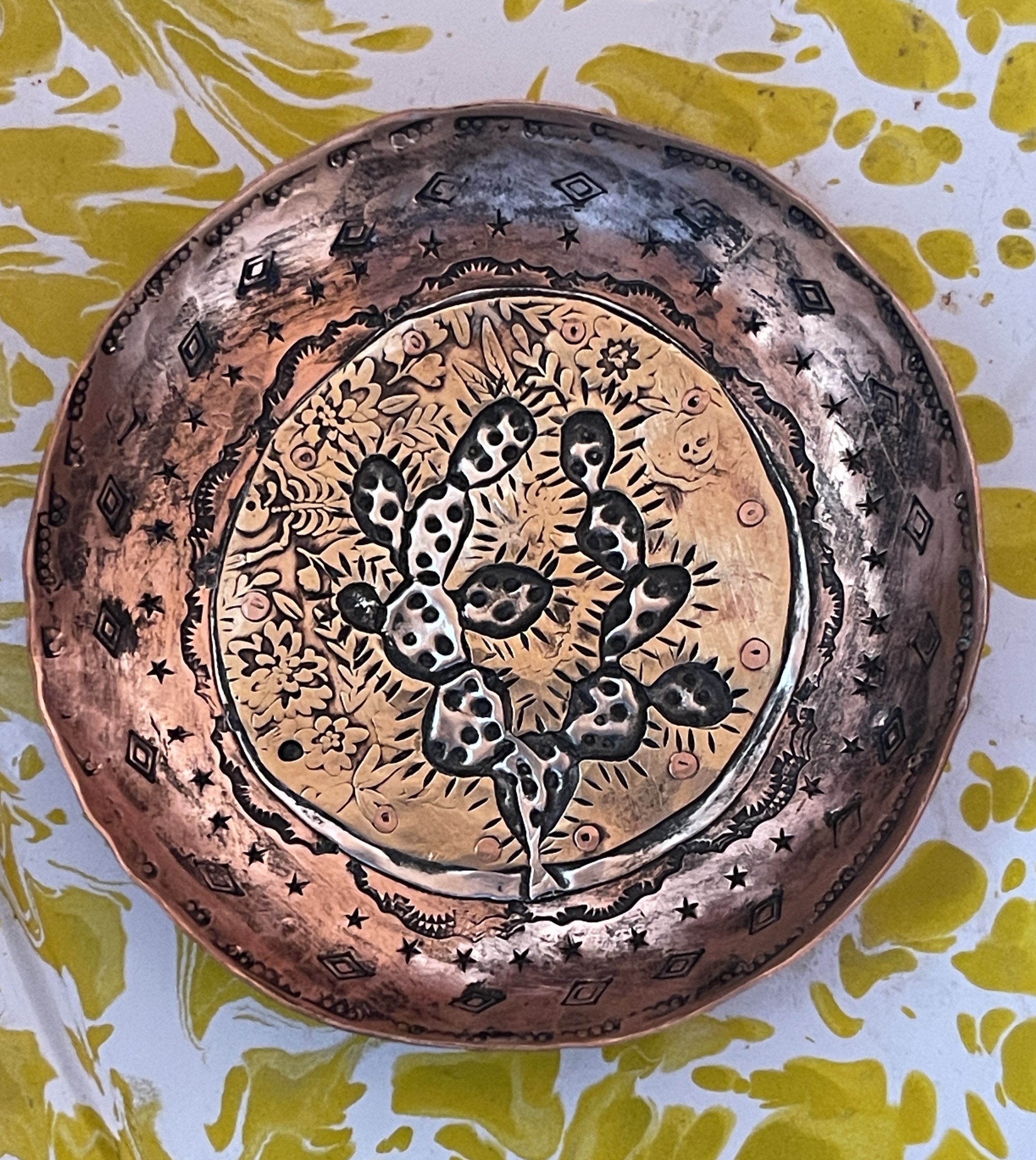 Copper Cactus Tray - 2