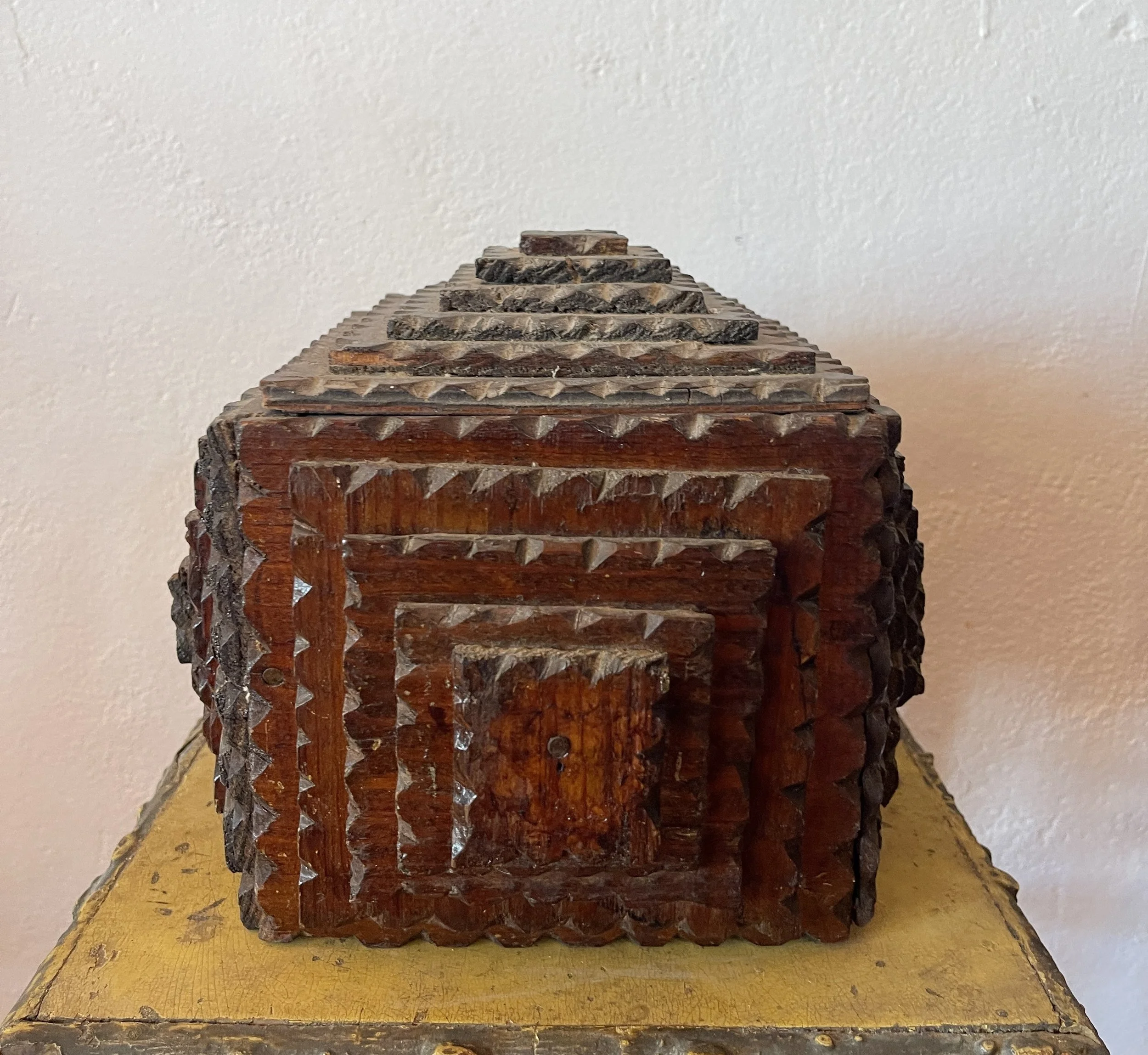 Square Tramp Art Box