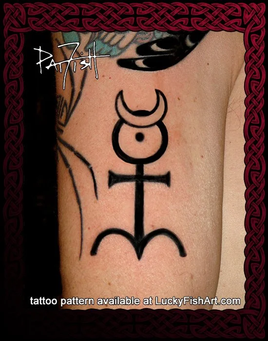 Mercury Symbol Tattoo  Design