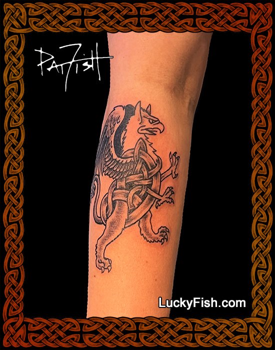 Traditional Griffin Tattoo  TATTOOGOTO