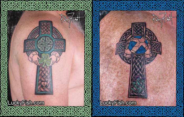 Custom Celtic Cross Tattoos