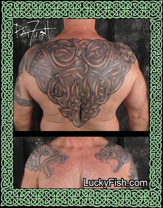 Tattoo uploaded by Kevin A Keene  Celtic knotwork Backstrap  Tattoodo