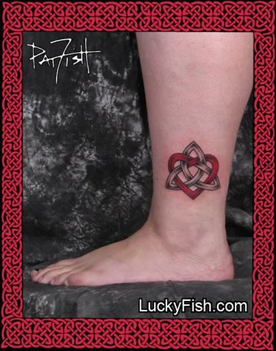 Faithful Heart Celtic Tattoo by Pat Fish