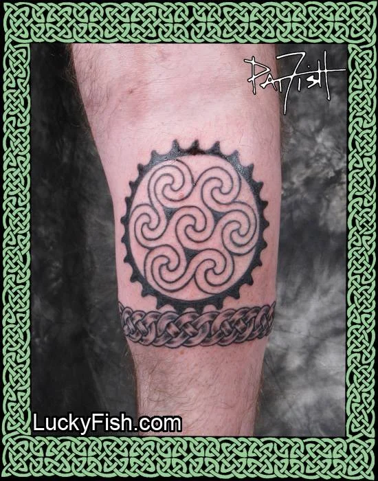 Sprocket Motion Tattoo by Pat Fish