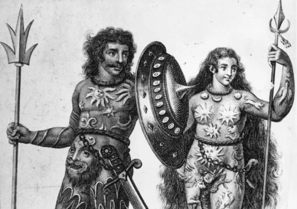 A Pictish warrior couple