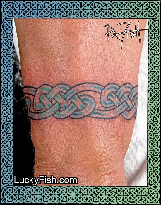 Celtic Elysian Band Tattoo by Pat Fish