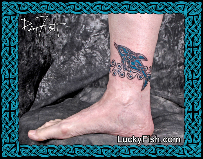 Dolphin Tattoo Design Stock Vector Image & Art - Alamy