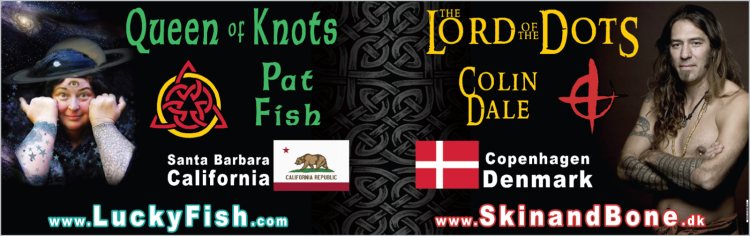 Pat Fish and Colin Dale Booth Banner by Colin Fraser Purcell