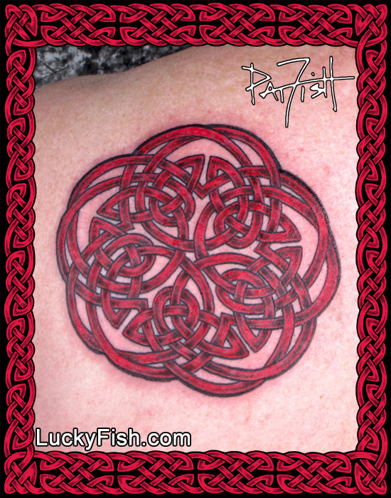 Celtic 'Mystic Rose' Tattoo by Pat Fish