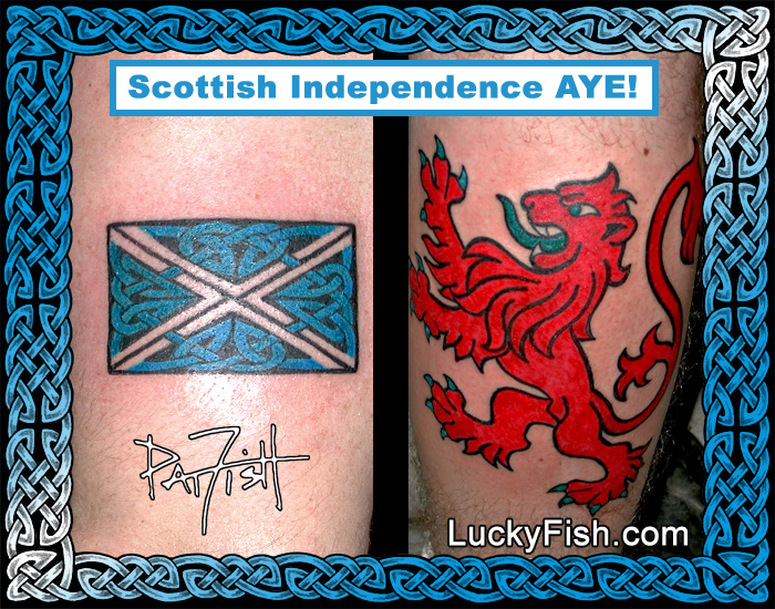 Scottish Celtic Tattoos by Pat Fish