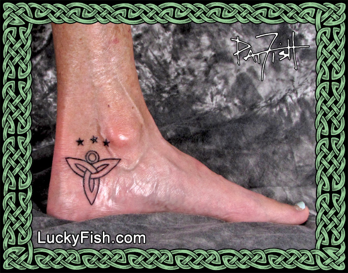 'Celtic Angel' Tattoo by Pat Fish
