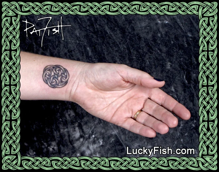 Celtic 'Yin-Yang' Tattoo by Pat Fish