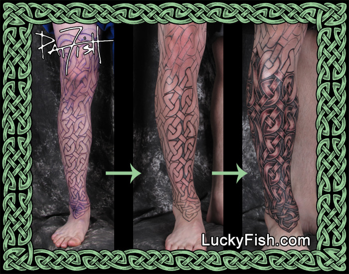 Session 3 225 hours so far of this leg armor piece  Bao Tattoo Art in  Vancouver BC  rtattoo