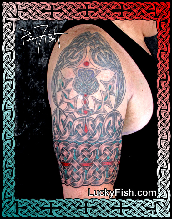 Celtic 'Bloodline Band' Tattoo by Pat Fish