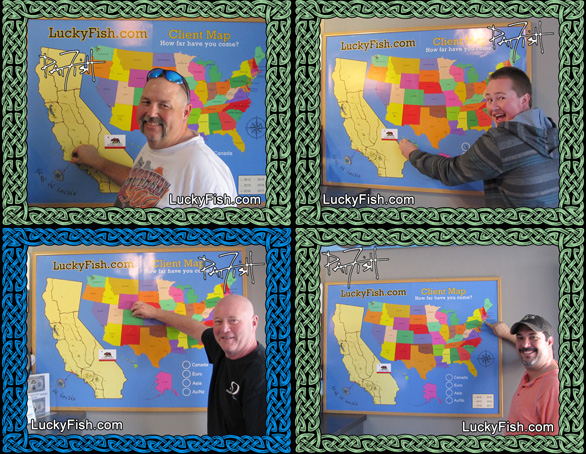 Happy Clients Adding Their Pins to the Map!