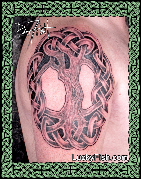 Celtic Tree Tattoo by Pat Fish