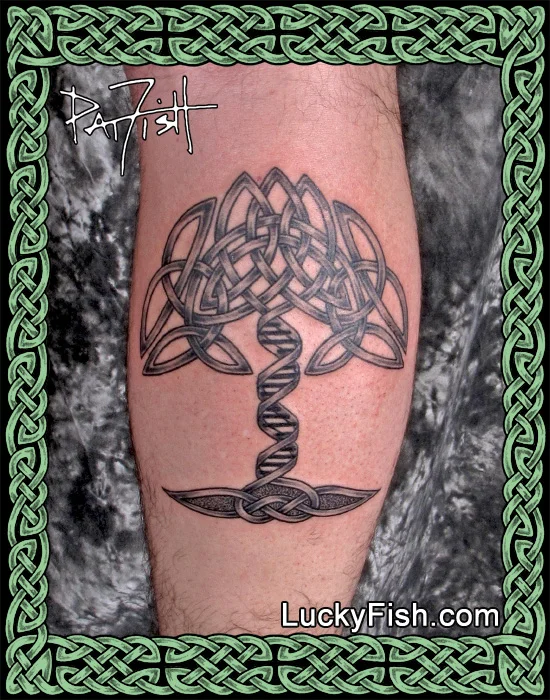 'DNA Family Tree' Celtic Tattoo by Pat FIsh