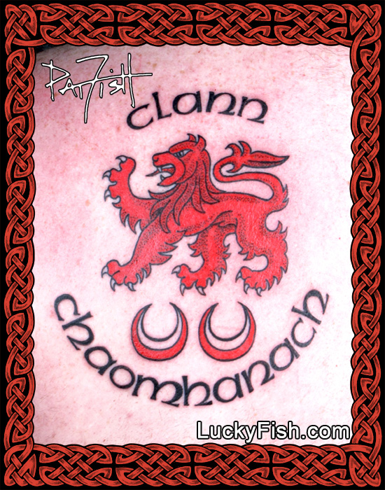 Clann Chaomhanach Insignia Tattoo by Pat Fish