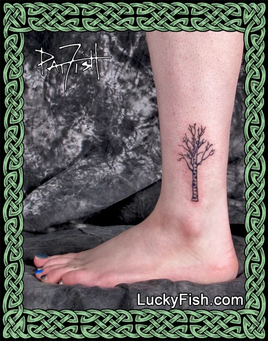 Russian Birch Tree Tattoo by Pat FIsh