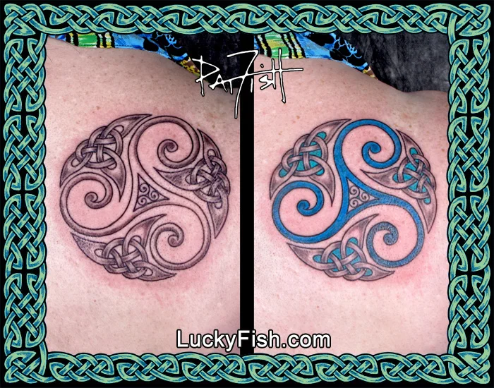 Celtic 'Cycle of Change' Tattoo by Pat Fish