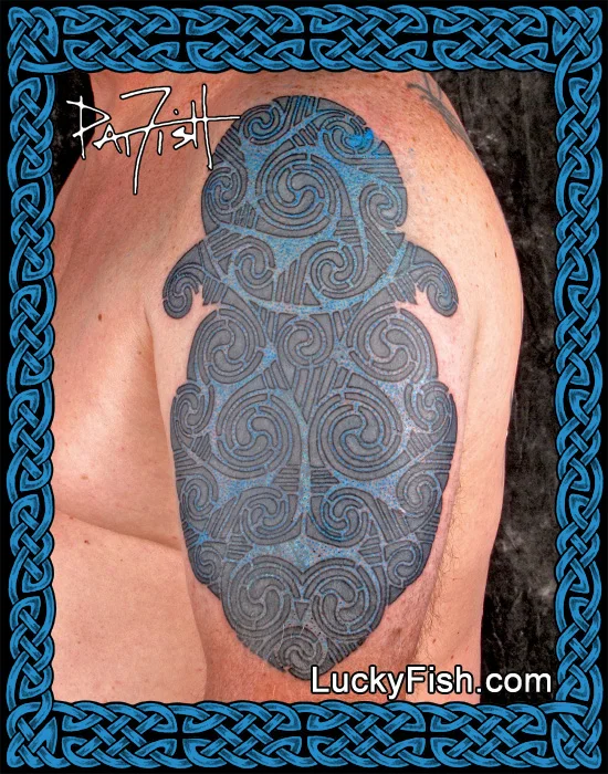 'Spiral King' Tattoo Upgrade by Pat Fish