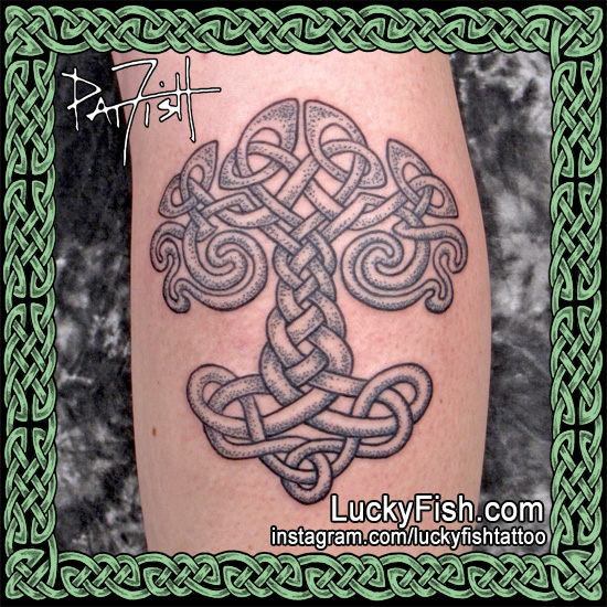 'Eternal Tree' Celtic Tattoo by Pat Fish